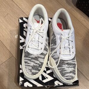 Jordan Athletic Shoes Black White and Red